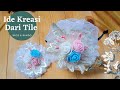 Bando dari tile | Ide Kreatif dari Kain Tile | Brooch from Tile Polkadot | タイル生地からの創造的なアイデア