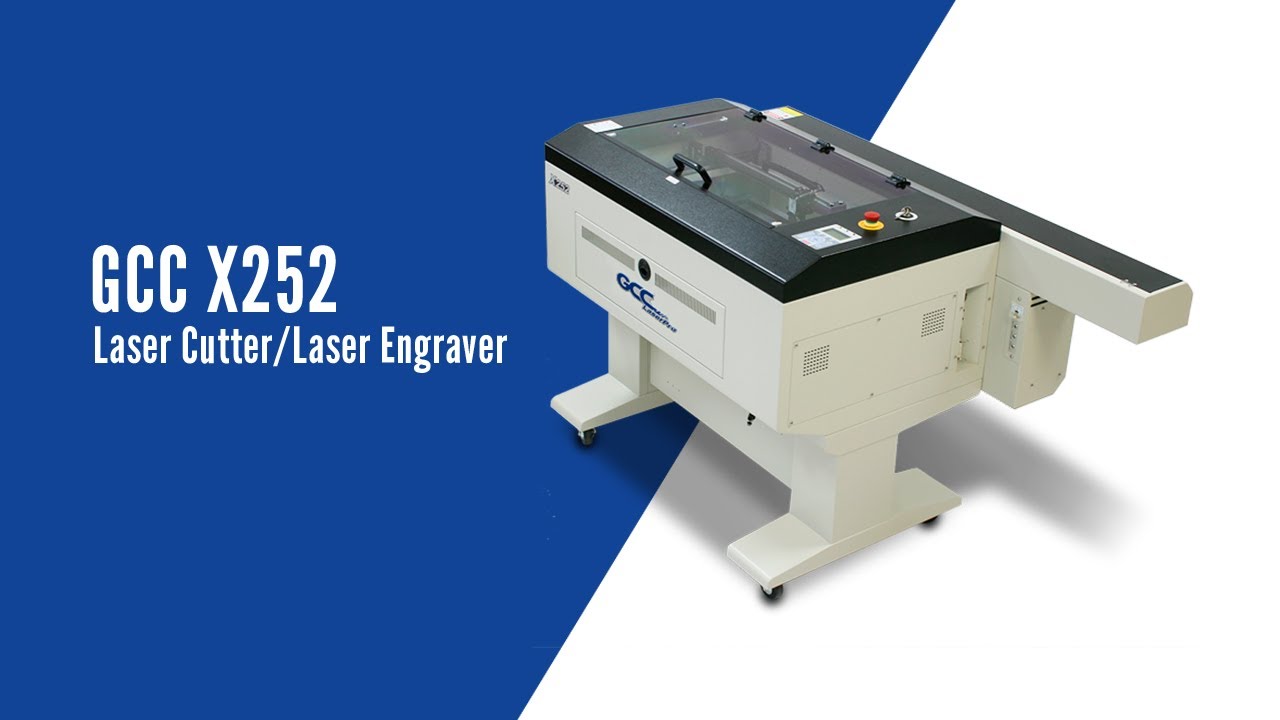 GCC X252 Laser Cutter YouTube