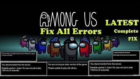 How To FIX Among Us Game Not Working/Starting/Launching/Connecting.FIX All Errors | Latest Tutorial