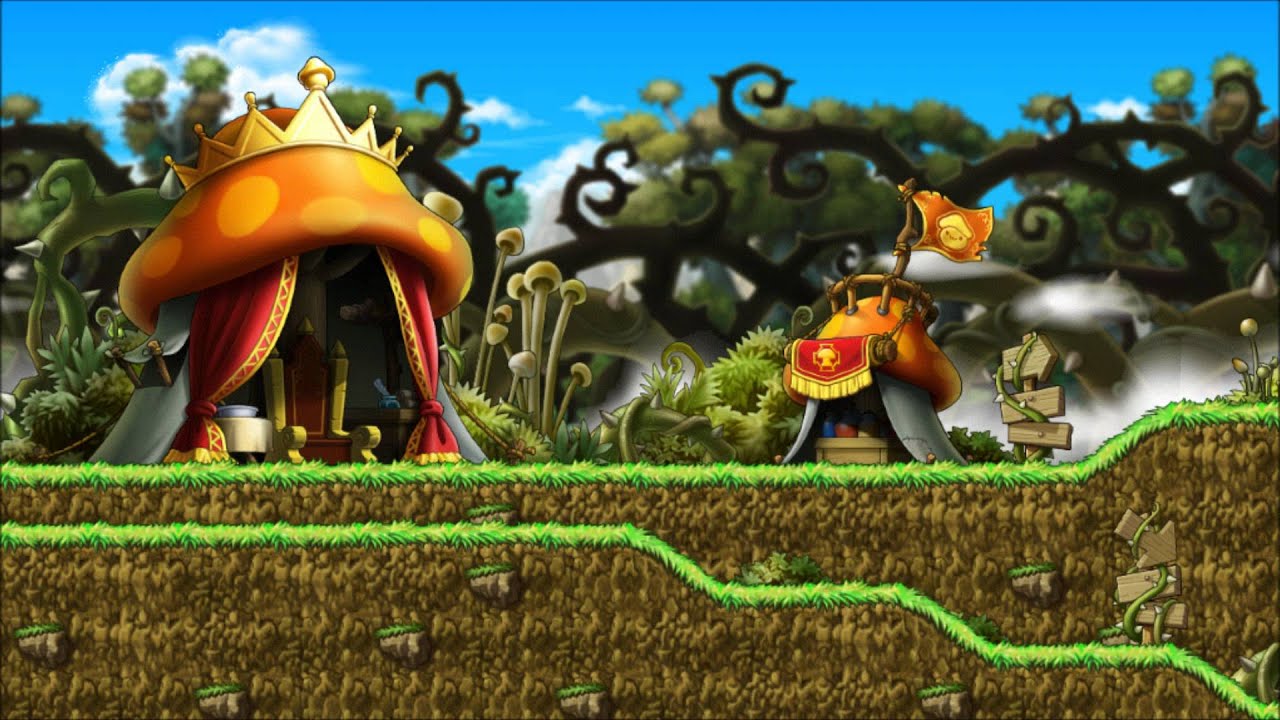 [MapleStory BGM] Mushroom Castle | Blue Sky