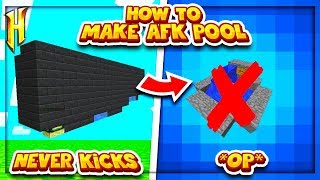 Hypixel Skyblock : HOW TO MAKE AFK POOL | NEVER KICKS l Minecraft Skyblock [OUTDATED]