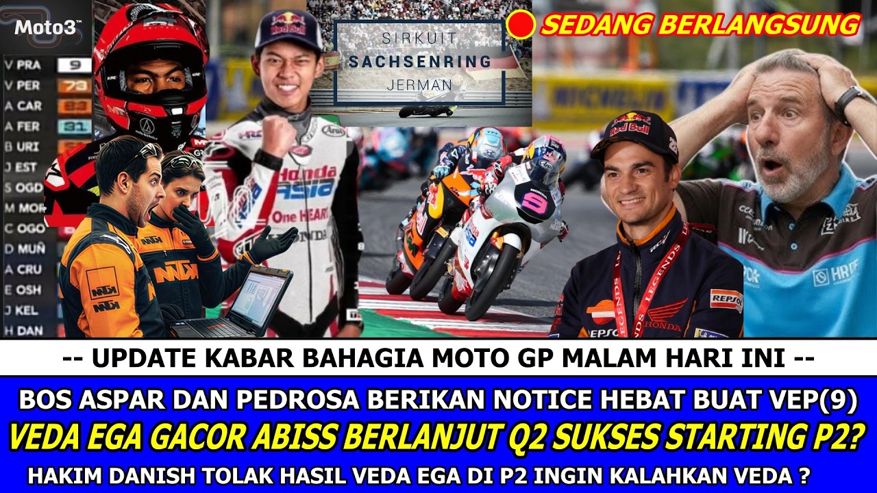 MOTO3 JERMAN 2026 VEDA EGA PRATAMA MOTO3 2026 GERMAN GP SACHSENRING GERMANY #GERMANGP
