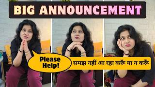BIG ANNOUNCEMENT! #artisticlifewithpihupreeti