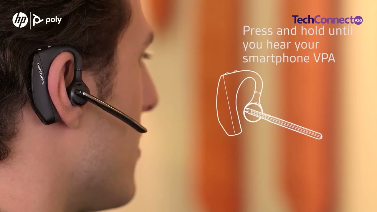 Hp Poly/Plantronics Voyager 5200 Uc Bluetooth Single-Ear