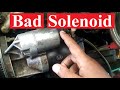 What causes starter solenoid to go bad and how can it be protected?