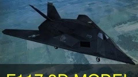 3D Model of F-117 Review