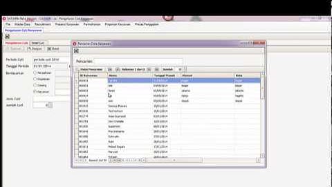 SAT.HRM Pengaturan Cuti Karyawan
