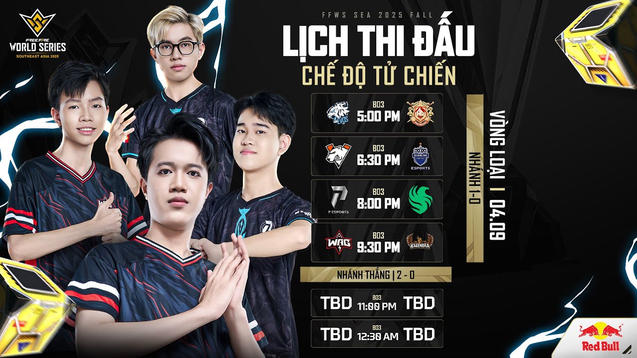 [VN] Swiss Stage Ngày 3| WAG và PE thi đấu tại nhánh 1 - 0 | CS Mode - FFWS Sea 2025 Fall