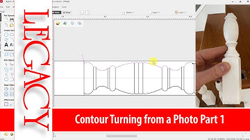 Turning Technique - Contoured Turning from a Photo Part 1