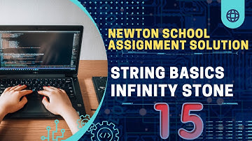 Newton school | Infinity Stone | String interview question in java | Java top String question