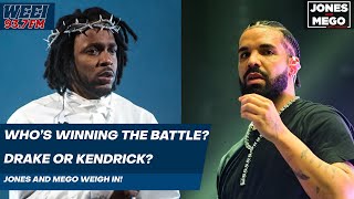 Who's winning the battle between Drake and Kendrick Lamar? #drake #kendricklamar #rap #hiphop