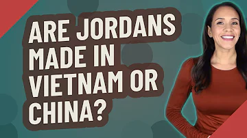 Is Jordan 1 Made in China fake