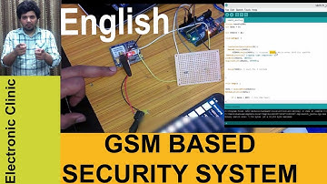 Arduino and Gsm based laser security system using, sim900A / sim900D gsm based home security"English