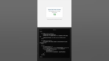 JS Space Counter #webleb #code #coding #developer #frontend #html #javascript