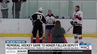 Richland Blueliners hosts memorial hockey game for fallen RCSD deputy