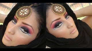 Midnight Goddess Arabic Makeup Look Tutorial