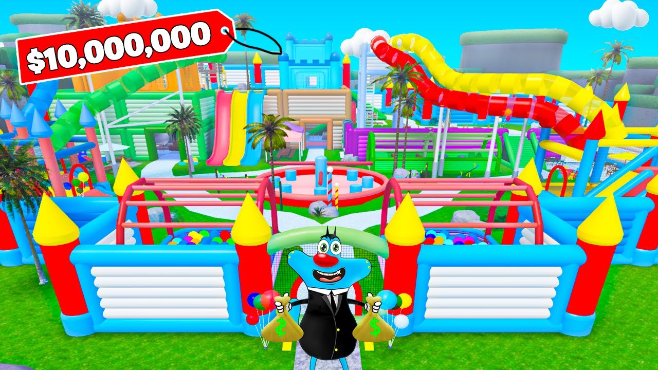 Roblox Oggy Build World's Most Bouncy House With Jack | Rock Indian Gamer |