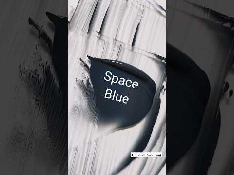 Let S Make Space Blue Asmr Shorts Colormixing Artandcraft Satisfying Artandcraft 