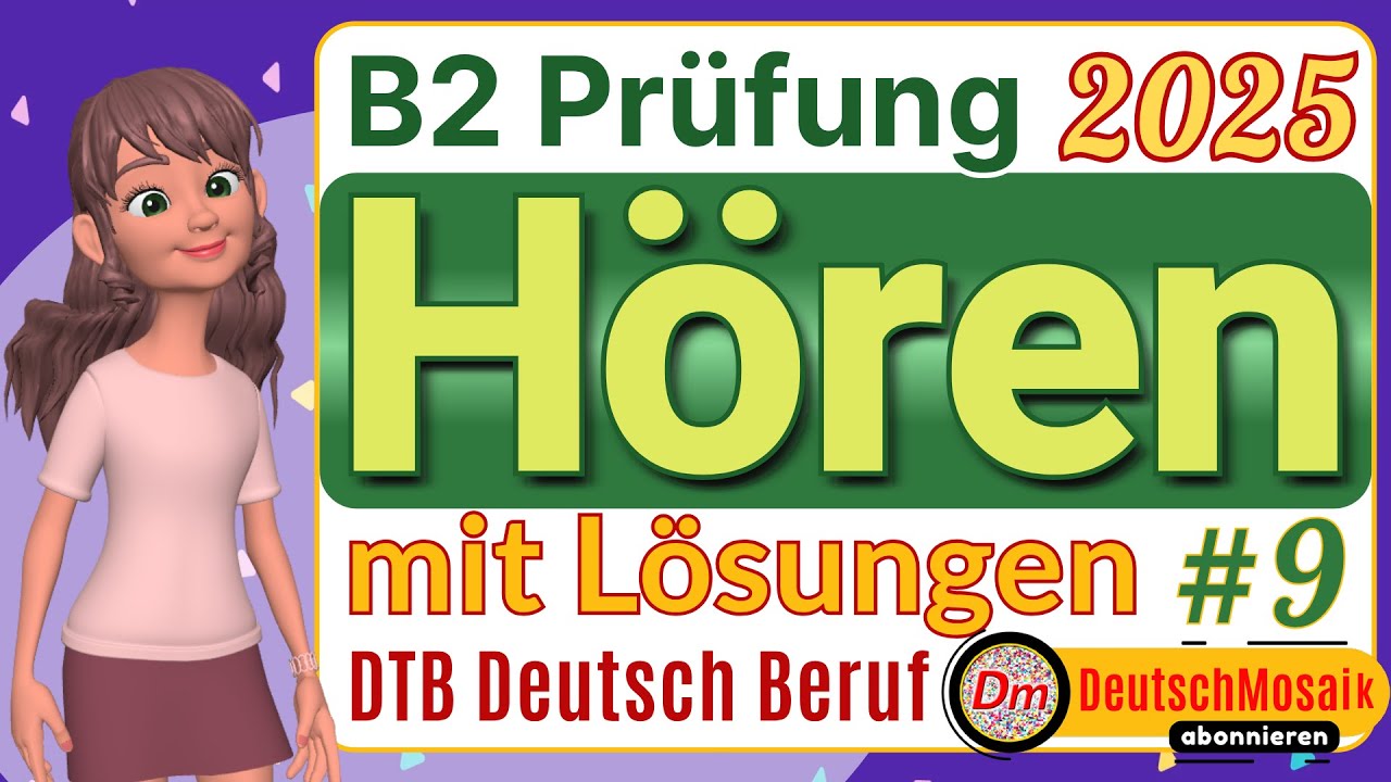 B2 Hören für den Beruf | Training Teil 1-4 | Deutsch 2025