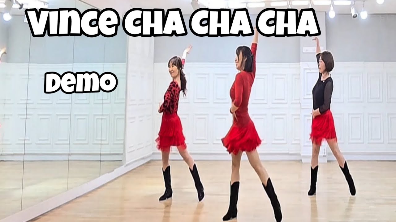 Vince Cha Cha Cha  - Line Dance | Demo | Intermediate 