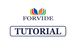 Tutorial Plataforma Forvide Online 1