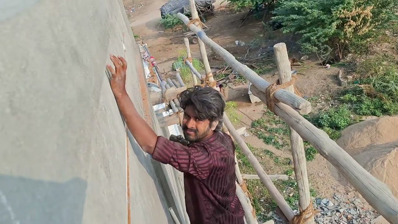 Home electrical work electrical pipes install in wall