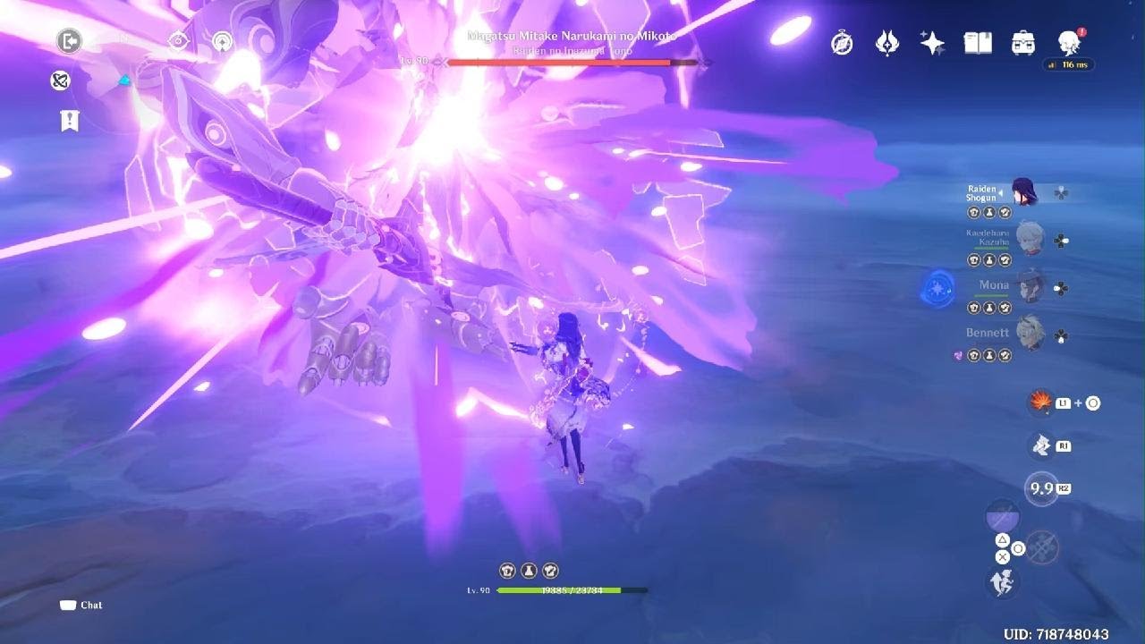 Raiden Shogun Full Buff + Homa - YouTube