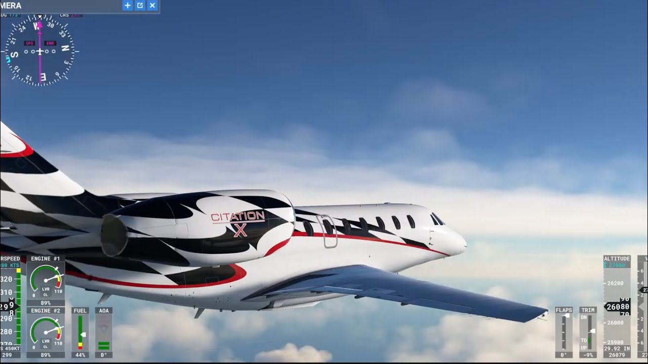 FLIGHTFX CITATION X CYTZ to KYIP FULL FLIGHT