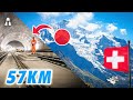 Le plus grand tunnel ferroviaire de la plante voit le jour en suisse
