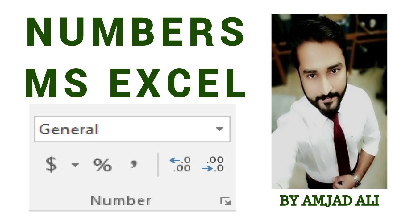 NUMBERS GROUP IN MS EXCEL 2016 | IN URDU/HINDI | AMJAD ALI