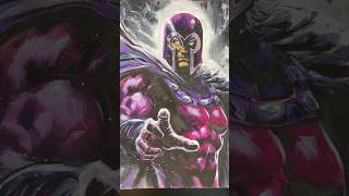 Mello-Aotrt. Magneto Gouache Painting.