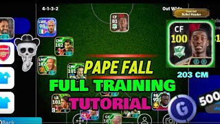 PAPE FALL FULL TRAINING 🔥 TUTORIAL KING OF EFOOTBALL BULLET HEADER 👑🎯 screenshot 4