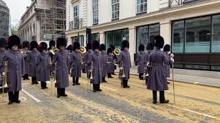 Lord Mayors Show - Band of the Coldstream guards and Grenadier guards