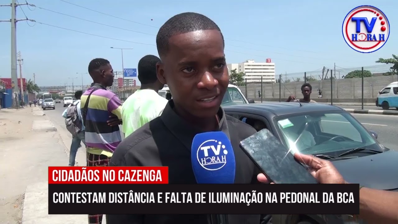 CIDADÃOS NO CAZENGA CONSTENTAM DISTÂNCIAS E FALTA DE ILUMINAÇÃO NA PEDONAL DA BCA