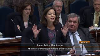 Andrew Weaver Questions Minister Robinson On The Bare Trusts Loophole