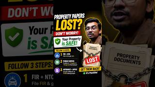 Property Papers Lost? 😱 Don’t Panic! Recover Your Property Documents in 3 Steps | Real Estate Tips
