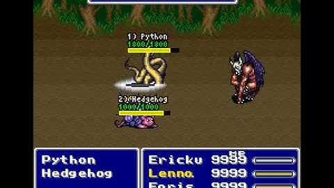 [BUG] Final Fantasy V - Release X-Zone dud