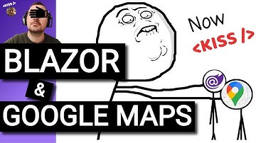Google Maps API JavaScript Tutorial with Blazor C# .NET 8