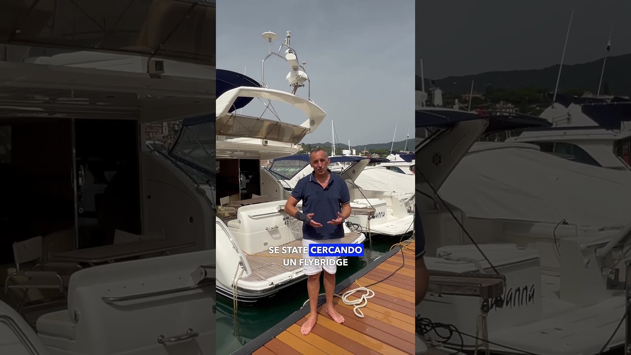 🛥️ Cerchi un Flybridge con spazi comodi e ben organizzati? Princess 42 Fly