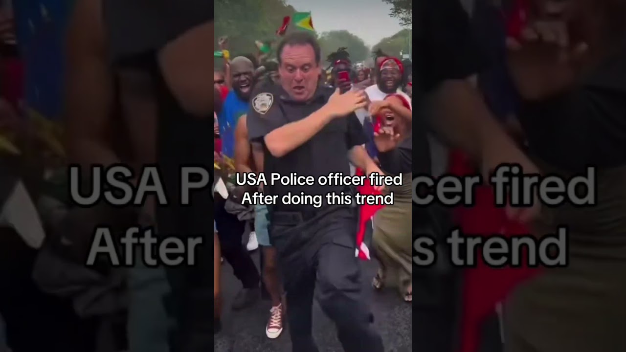 This Cop was caught on camera having the time of his life Dancing and singing with Caribbean people!
