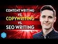 Content Writing vs. Copywriting vs. SEO Writing - What’s the Difference [and WHY it matters!]