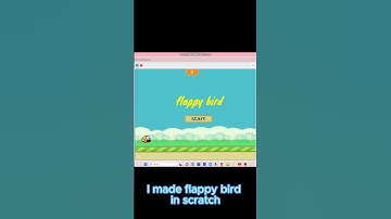 i made flappy bird in scratch