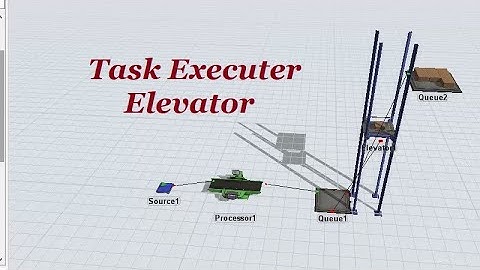 How to use Elevator task executor in flexsim?