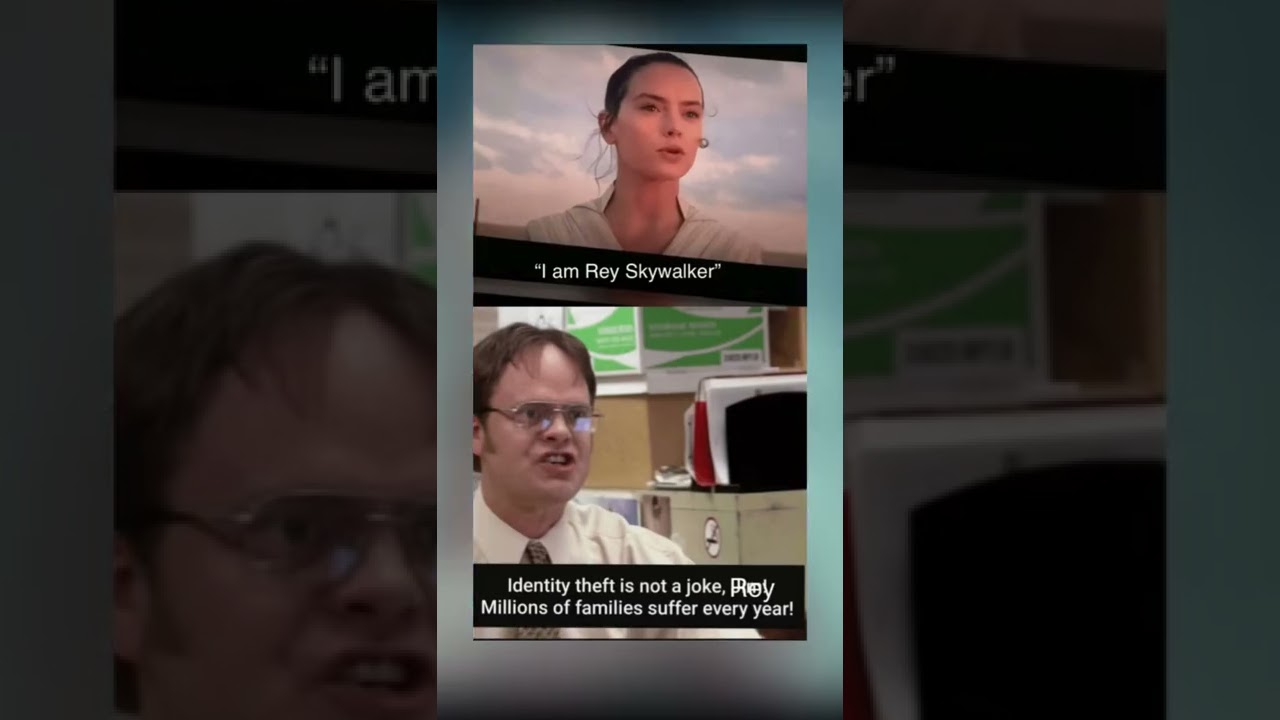 Rey commits identity theft... |Star Wars Editz 