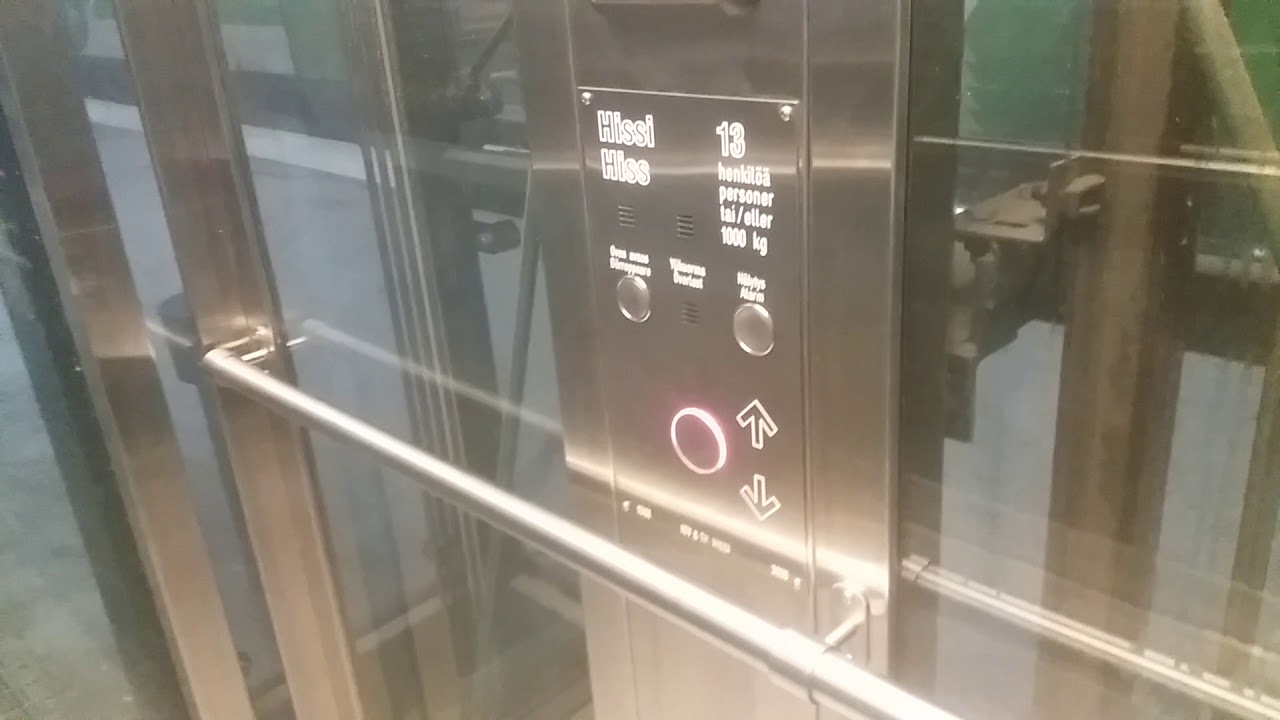 2000 I.G.V. & TH-Hissi Traction Elevator at Helsinki central railway station, Helsinki, Finland