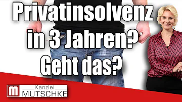 Was passiert nach 3 Jahre Privatinsolvenz?