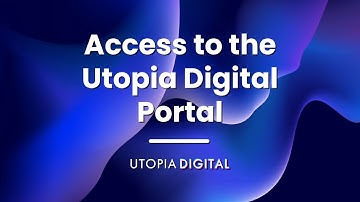 Utopia Digital | CDE Sync - Access to the Utopia Digital Portal