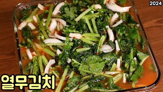 요즘 많이 나오는 열무로 맛있고 시원한 물김치를 담아보세요 심방골주부