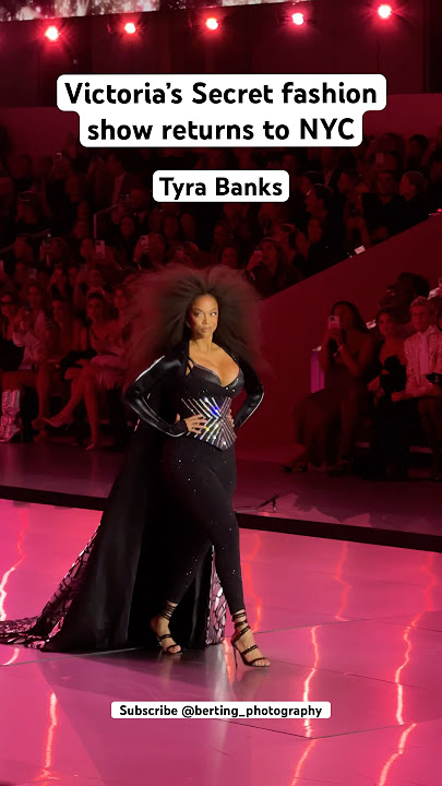 Tyra Banks at Victoria’s Secret 2024 fashion show #tyrabanks #victoriasecret