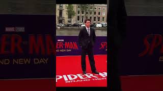 Tom Holland &amp; Zendaya Surprise Fans at Spider-Man Event in Amsterdam! 🕷️#shorts